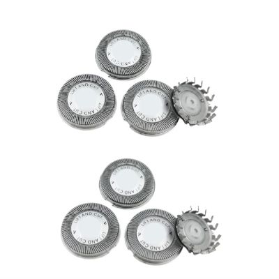 3x Shaver Heads Foil Blade Compatible For Philips HQ6640 HQ6645 HQ6675 HQ6676 HQ6695 HQ6696 HQ6425 HQ6825 HQ6466 HQ686 HQ665 HQ6890 HQ6888(6pcs)