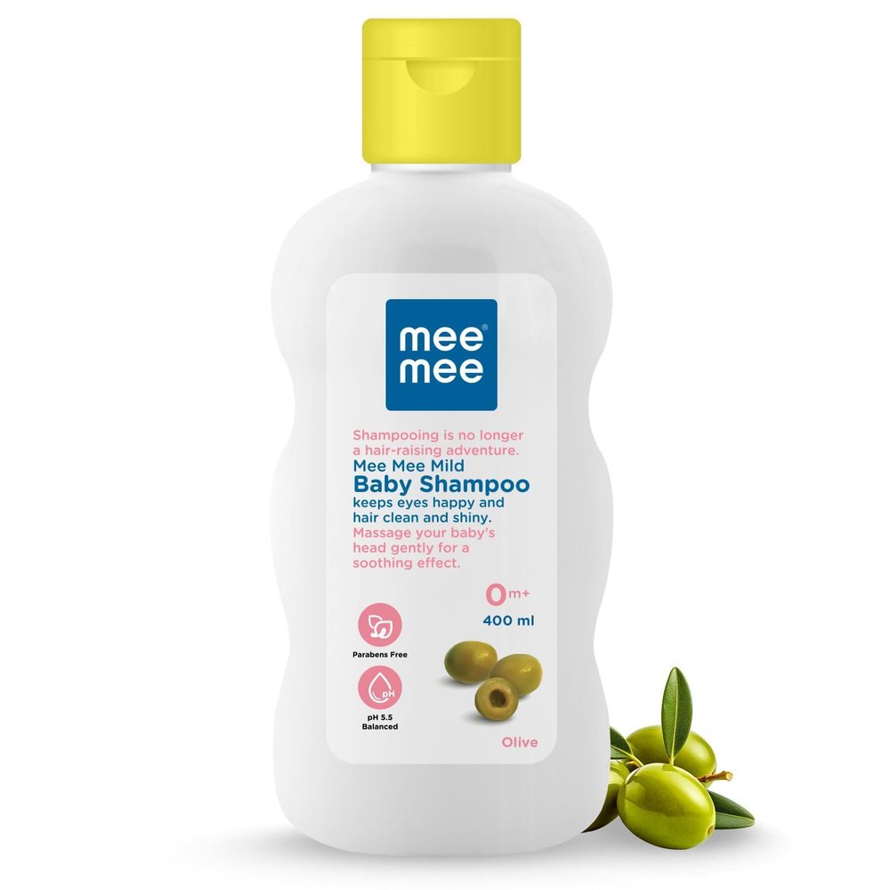Tear-Free Baby Shampoo | Gentle Hypoallergenic Baby Hair & Body Wash | No Tears Formula for Sensitive Skin | Mild & Nourishing with Natural Extracts | Safe for Newborns & Toddlers | 400 ml
