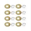 Razor Replacement Head Blade, Skull Compatible, Razor Pitbull Gold PRO Brush Pitbull Razor Blade(8 PCS G) view 1