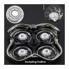 Razor Replacement Head Blade, Skull Compatible, Razor Pitbull Gold PRO Brush Pitbull Razor Blade(8 PCS G) view 2