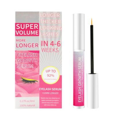 Eyelash Growth Serum, Advanced Lash Serum For Natural & Vegan Eyelash Growth for Longer, Thicker, Fuller Lashes Nourishing & Conditioning Formula - 8ml