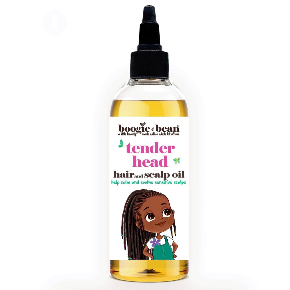 Boogie and Bean Tender Headed Hair Products for Kids, Tender Headed Oil, Hair and Scalp Oil, 4c Kids Curly Hair Products For Black Babies