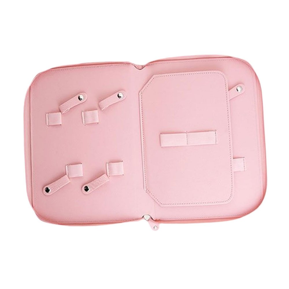 Pet Grooming Tool Storage Case Scissors Pouch Bag Holder Supplies Travel Organizer Dog Grooming Bag for Barber Accessories, Pink