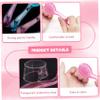8Pcs Nail Brush for Cleaning Fingernails, Nylon Bristle Handle Grip Nail Brush with Clear Lid, Dust Manicure Pedicure Tools for and Toe FootNail view 2