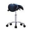 Adjustable Saddle Stool, Swivel Salon Stool, Chair with NO Pedal, Lift Chair Work Chair for Lab Salon Massage Studio Office view 1