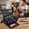 Barber Supplies Bag Protable &Multiple Pockets,Soft than Barber Case, Large Capacity Hairdresser Bag with Adjustable Dividers,Professional Hairdressing Equipment Beauty Salon Tool Travel Storage Case view 2