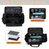 Barber Supplies Bag Protable &Multiple Pockets,Soft than Barber Case, Large Capacity Hairdresser Bag with Adjustable Dividers,Professional Hairdressing Equipment Beauty Salon Tool Travel Storage Case view 3