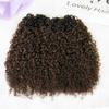 100% Human Hair Knotless Pre-Separated Crochet Hair Extensions Human Hair Afro Kinky Curly #T1B/4 Medium Brown Color 18inch 240g view 3