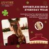 2026 Premium Durable Hair Claw Clip for Women, Original Italian Designed Strong Grip Hair Clips for Normal Fine Thin Hair, No Slip Jaw Clips with Gift Box for Christmas Birthday Girls, 3 Inch Red view 3