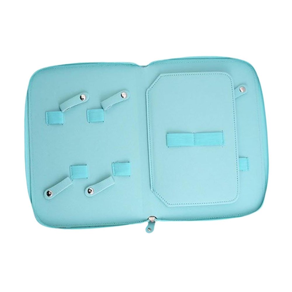 Pet Grooming Tool Storage Case Scissors Pouch Bag Holder Supplies Travel Organizer Dog Grooming Bag for Barber Accessories, Blue