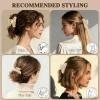 2026 Premium Durable Hair Claw Clip for Women, Original Italian Designed Strong Grip Hair Clips for Normal Fine Thin Hair, No Slip Jaw Clips with Gift Box for Christmas Birthday Girls, 3 Inch Beige view 3