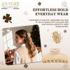 2026 Premium Durable Hair Claw Clip for Women, Original Italian Designed Strong Grip Hair Clips for Normal Fine Thin Hair, No Slip Jaw Clips with Gift Box for Christmas Birthday Girls, 3 Inch Beige view 4