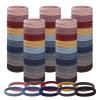 100PCS Morandi Hair Ties for Women Girls, Seamless Thick Black Hair Band, Elastic Hair Ties No Damage Ponytail Holder (mix color 100pcs) view 1