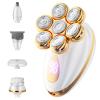 Electric Razors for Women, Rotary Shaver for Legs, Bikini, and Underarms Hair Removal, Wet & Dry Waterproof Grooming Kit, Cordless Lady Trimmer view 1