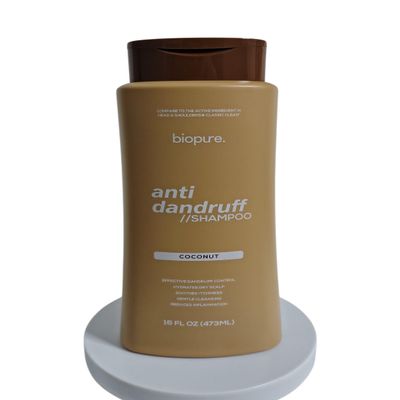 1 Pack Bio Anti Dandruf Shampoo Coconut 16 FL OZ Reduces Inflammation