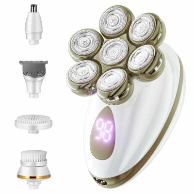 Electric Razors for Women, Rotary Shaver for Legs, Bikini, and Underarms Hair Removal, Wet & Dry Waterproof Grooming Kit, Cordless Lady Trimmer