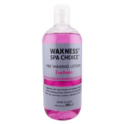 Waxness Spa Choice Pre Waxing Lotion Fuchsia Sweet Berries 16.9 fl oz / 500 ml