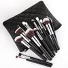 ASWRTYJO 15pcs Professional Make-up Brushes Set Makeup Make Up Beauty Tools Soft Synthetic Hair with Leather Case view 2