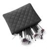 ASWRTYJO 15pcs Professional Make-up Brushes Set Makeup Make Up Beauty Tools Soft Synthetic Hair with Leather Case view 3
