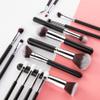 ASWRTYJO 15pcs Professional Make-up Brushes Set Makeup Make Up Beauty Tools Soft Synthetic Hair with Leather Case view 4