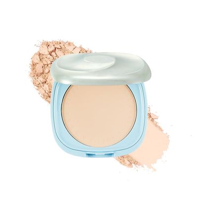 2-in-1 Pressed Face Powder & Foundation Makeup, Matte Oil Control Flawless Setting Powder, Waterproof Long Lasting Finishing Powder (03 Ivory, 30ML)