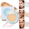 2-in-1 Pressed Face Powder & Foundation Makeup, Matte Oil Control Flawless Setting Powder, Waterproof Long Lasting Finishing Powder (03 Ivory, 30ML) view 2
