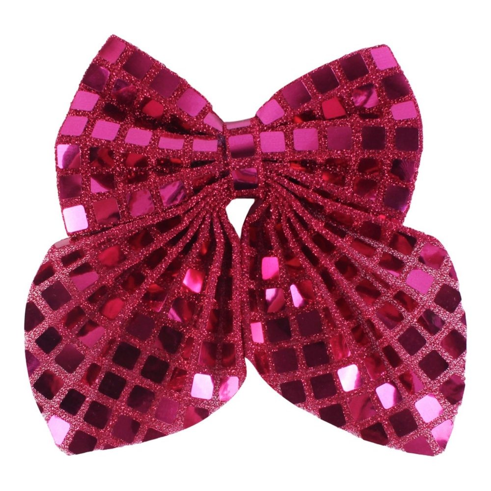 5 sequined hair clips, new large bow hair accessory