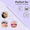 100-Count Fine Tip Cotton Swabs for Makeup Removal Eyeliner Mascara Precision Removal Excess cosmetics Cotton Swabs Makeup Tools for Eyeliner Fixing & Sharpening & Lip Liner Correction (Multi color) view 3