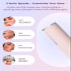 Dermaplane Facial Razor for Women  Electric 2-Speed Sonic Dermaplaning Tool with 5 Replacement Heads, Safe Peach Fuzz Remover & Exfoliating Face Hair Removal Device view 4