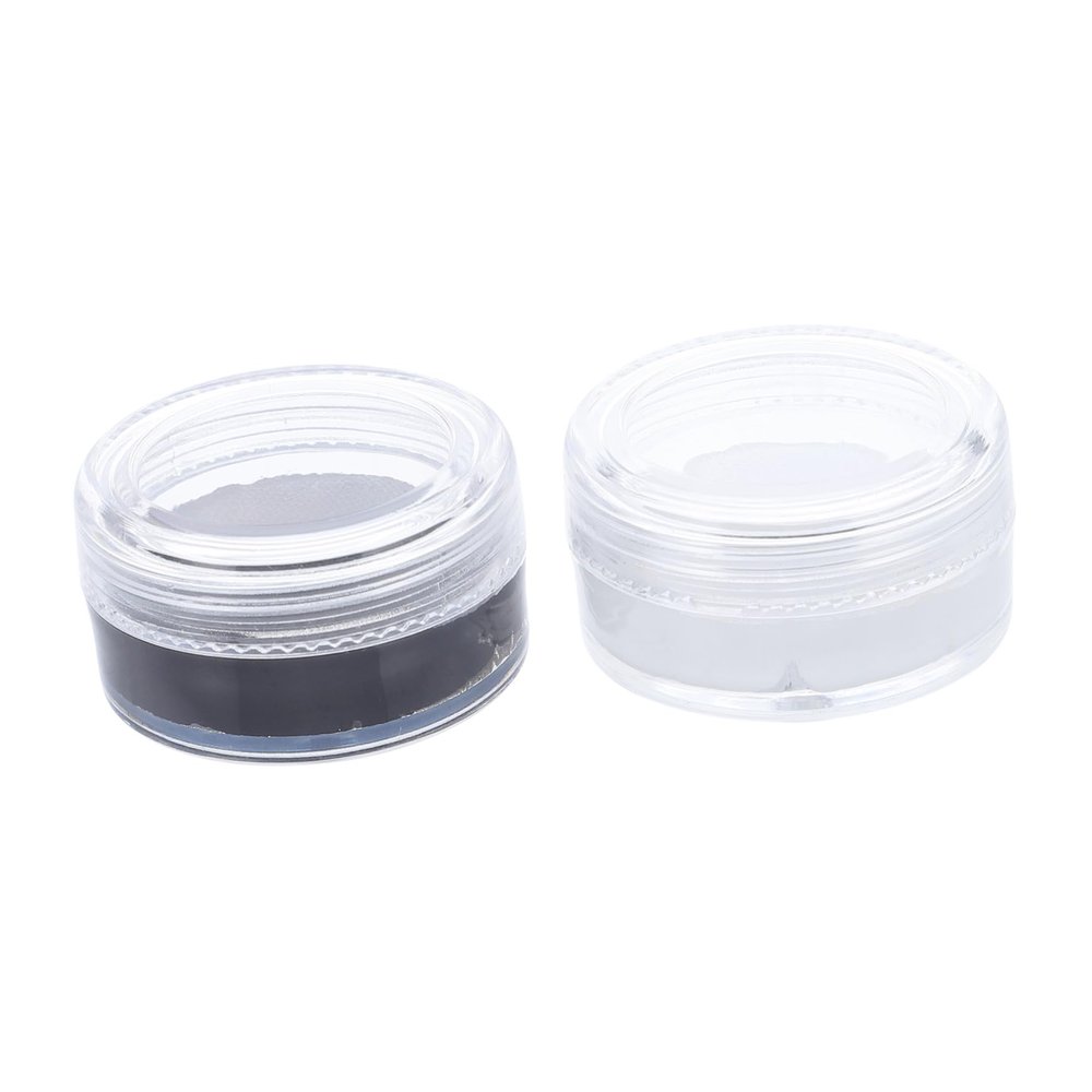 Beatifufu 2pcs Black White Face Painting Wax Kit Water-based Body Paint for Halloween Cosplay Easy Apply Remove Safe for Beginners and Artists