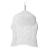 Anneome Ergonomic Bath Neck Pillow with Strong Suction Cups for Soaking Tubs and Spa Baths Breathable Tub Cushion Headrest in Elegant White view 1