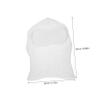 Anneome Ergonomic Bath Neck Pillow with Strong Suction Cups for Soaking Tubs and Spa Baths Breathable Tub Cushion Headrest in Elegant White view 2
