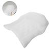 Anneome Ergonomic Bath Neck Pillow with Strong Suction Cups for Soaking Tubs and Spa Baths Breathable Tub Cushion Headrest in Elegant White view 3