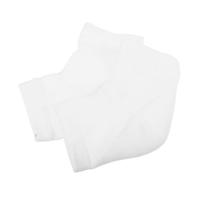 Beatifufu Gel Heel Socks for Cracked Heel Repair Cotton Moisturizing Gel Sleeves with Elastic Comfort Softening Dry Rough Skin for Long Standing