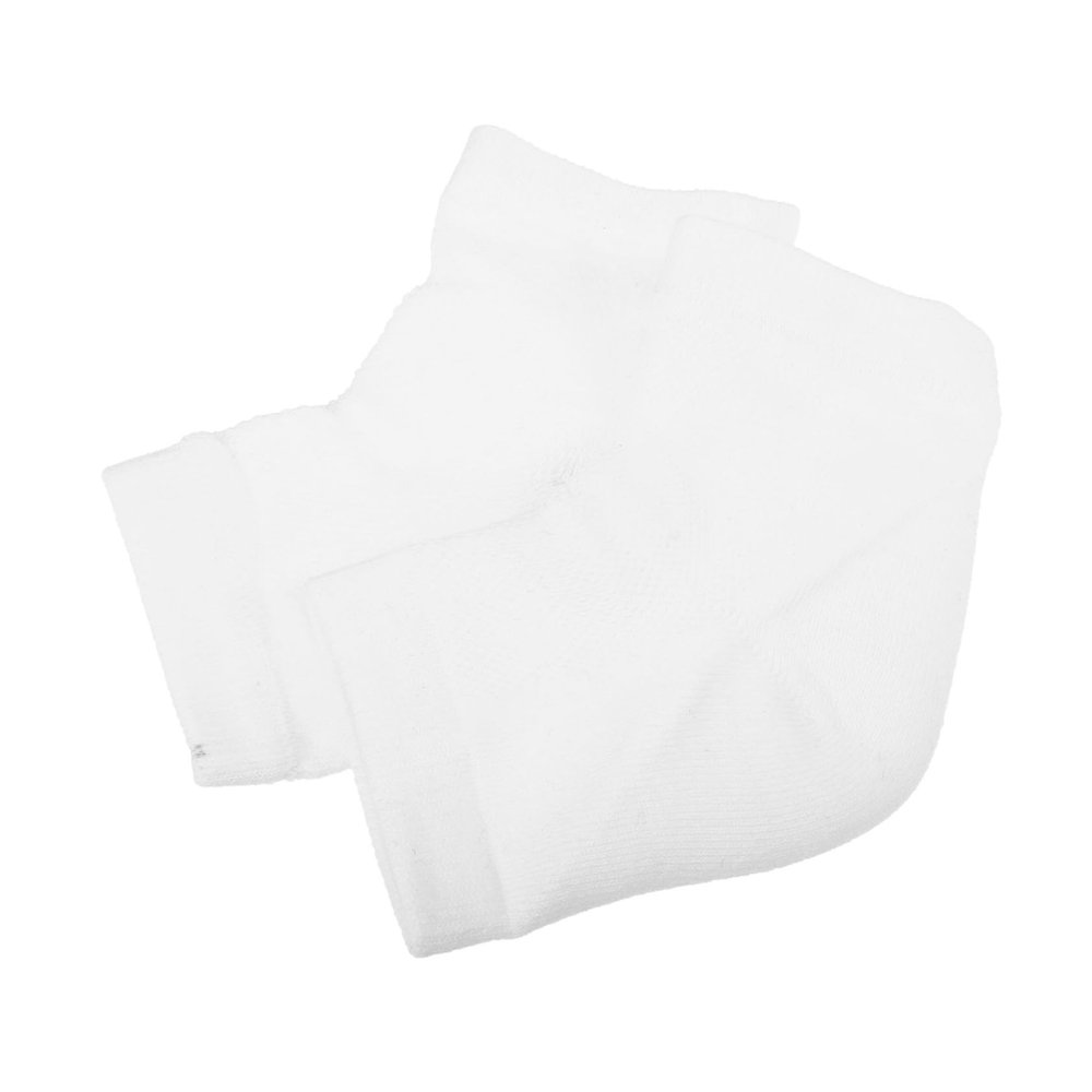 Beatifufu Gel Heel Socks for Cracked Heel Repair Cotton Moisturizing Gel Sleeves with Elastic Comfort Softening Dry Rough Skin for Long Standing