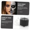 Gogogmee 2pcs Black White Body Paint Greasepaint Each Cosplay Halloween Face Makeup for Adults Apply Clown Party Drawing Paint view 2