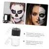 Gogogmee 2pcs Black White Body Paint Greasepaint Each Cosplay Halloween Face Makeup for Adults Apply Clown Party Drawing Paint view 3
