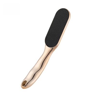 1Pc Professional Foot File Scrubber for Women - Effective Callus Remover for Heels and Feet Care(Golden)