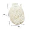 COOLHIYA 3pcs Exfoliating Mitts for Shower Women Flax Bath Gloves Deep Cleansing Body Scrubber Soft -friendly Fit for Smooth Healthy Bath Use view 2