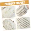 COOLHIYA 3pcs Exfoliating Mitts for Shower Women Flax Bath Gloves Deep Cleansing Body Scrubber Soft -friendly Fit for Smooth Healthy Bath Use view 3