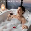 AmazeFan Luxury Bath Pillow,Ergonomic Bathtub Spa Pillow with 4D Air Mesh Technology and 6 Suction Cups,Helps Support Head,Back and Neck,Fits All Bathtub,Hot Tub and Home Spa (US Patent) (White) view 4