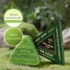 10PCS Nature Triangle Shampoo Bar, Nature Seven Green Soap Shampoo, Usman Grass hampoo Bar, Perfect Solution for Healthy Hair Growth, Calming & Strengthens Hair for Women Mens Reducing Hair Loss view 2