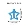10Pcs Star Hair Clips Snap Hair Barrettes for Women, Y2K Non Slip Star Hair Accessories Cute Metal Small Hair Clips Dark Blue view 2
