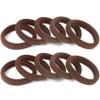 100PCS Brown Hair Ties for Women, Large Ponytail Holders for Thick Hair No Crease, Elastic Hair Bands No Damage, by BAOLI view 1