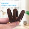 100PCS Brown Hair Ties for Women, Large Ponytail Holders for Thick Hair No Crease, Elastic Hair Bands No Damage, by BAOLI view 2