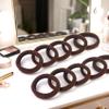 100PCS Brown Hair Ties for Women, Large Ponytail Holders for Thick Hair No Crease, Elastic Hair Bands No Damage, by BAOLI view 4