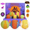 6pcs Halloween Bathbombs with Surprise Toys Inside Fun Relaxing Bath Set view 1