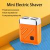Bccnerty Mini Electric Shaver, 360 Dual Head Rotary Razor, Waterproof USB Rechargeable Shaver for Men, Wet Dry Portable Electric Razor for Travel & Home Grooming (Mix) view 2