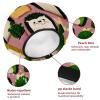 2 Pack Shower Caps for Women, Waterproof Shower Cap Reusable Bath Caps with Hair Scrunchies for Long Thick Hair, Crowns view 4