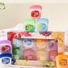 8pcs Fruit Flavored Lip Care Set, Lip Balm Lip Moisturizing Set 8 Kinds Of Fruit Flavor Lip Mask, 4-in-1 Mini Lips Balms for Moisturizing & Repairing (2Set) view 2